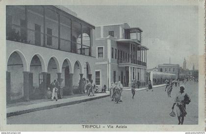 B81032 tripoli via azizia   libia lybia  front/back image