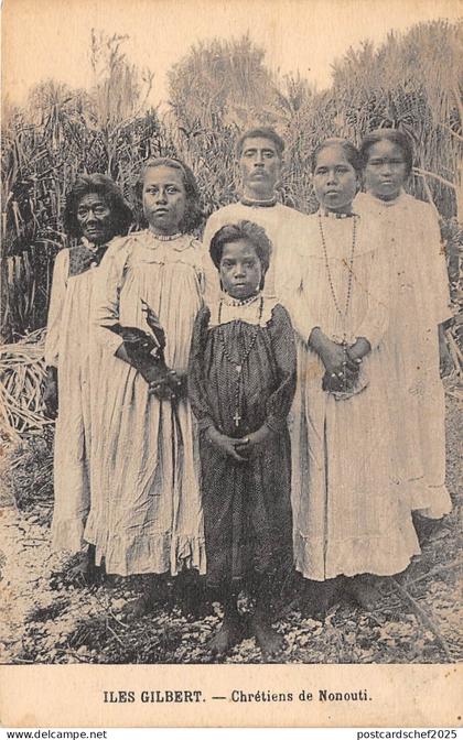 B86513  chretiens de nonouti types folklore  gilbert islands  kiribati oceania