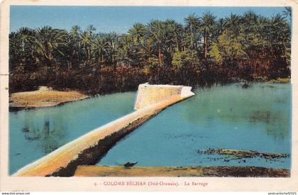 B91977 colomb bechar sud oranais le barrage algeria    africa
