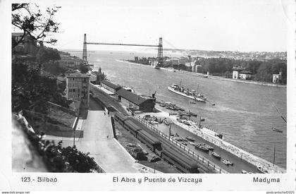 BR103210 bilbao el abra y puente de vizcaya real photo madyma spain