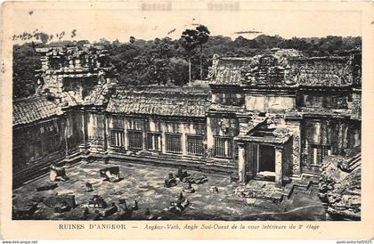 Br29822 Angkor Wat Angle Sud Quest Cambogia