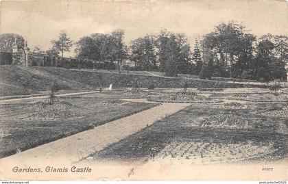 BR63006 gardens glamis castle angus scotland