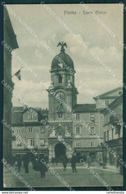 Croazia Fiume cartolina KV6444