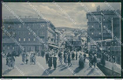 Croazia Fiume cartolina QT0873