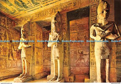 D042510 Abu Simbel. Hypostyle Hall in the Great Temple. Al Ahram Est. Kruger
