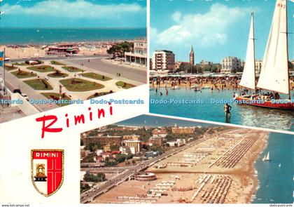 D091131 Rimini. Greetings from Rimini. B. Marcaccini. Cecami. Multi View