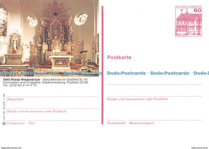 D091366 4840. Rheda. Wiedenbruck. Barockkirche im Stadtteil St. Vit Information