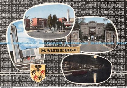 D130034 Maubeuge Souvenir de Maubeuge Nord Blason de lArtiste heraldiste Robert