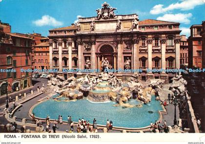 D130339 Roma Fontana di Trevi Nicolo Salvi 1762 Fountain of Trevi Oto Roma