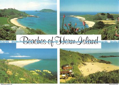 D131773 Beaches of Herm Island Guernsey Press Multi View