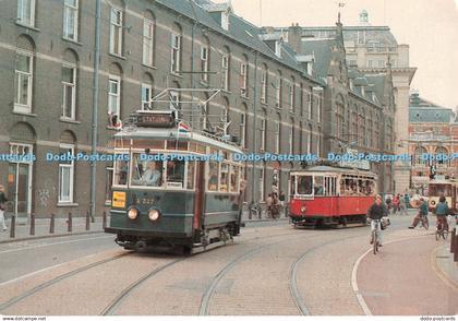 D132484 Electrische Museumtramlijn Amsterdam 50 jaar NVBS NZH Leiden A 327 Wenen