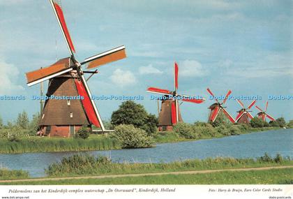 D132640 Holland Poldermolens Van Het Kinderdijk Complex Waterschap De Overwaard