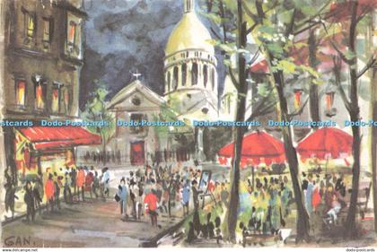 D141997 No 16 Paris Montmartre Place du Tertre G Navarro 1973