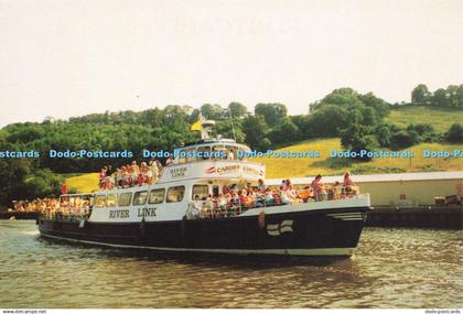 D143300 Cardiff Castle Approaching Totnes River Link Dart Pleasure Craft Phil De