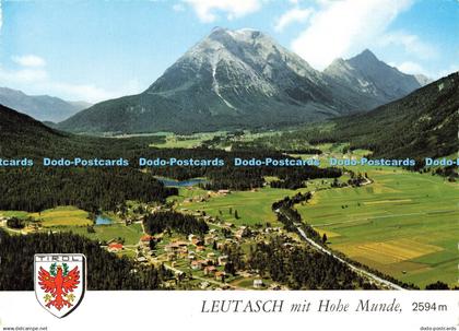 D178144 Leutasch mit Hohe Munde. Alpine Luftbild