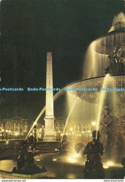 D192599 Paris la Nuit Place de la Concorde Toulouse Michel Bissonnet