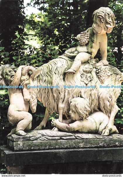 D194001 Schlossgarten Schwetzingen Bacchuskinder mit Ziegenbock von Konrad Link