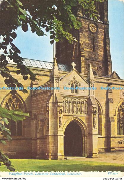 D198816 Leicester Leicester Cathedral Vaughan Porch Valentine Valchrome 1960