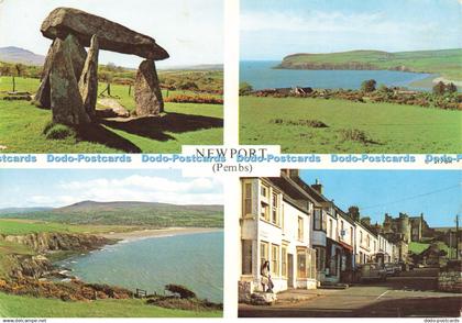 D199843 Newport Pembs Market St and Castle Newport Bay and Morfa Head Judges C 2