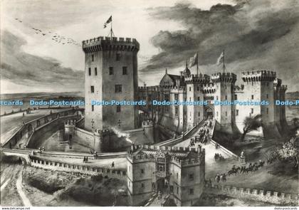 D204574 Monmouthshire Raglan Castle Ministry of Works Crown Alan Sorrell