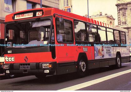 D212401 Autobus Zebre aux Couleurs des Transports en Commun de la Communaute de