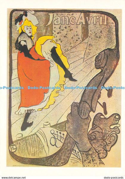 D214390 Jane Avril c 1893 Henri de Toulouse Lautrec Post Impressionists Book