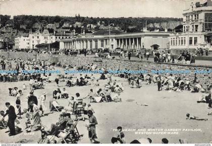 D220248 Weston super Mare The Beach and Winter Garden Pavilion