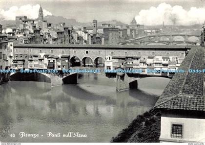 D221615 Firenze Ponti sull Arno 1956