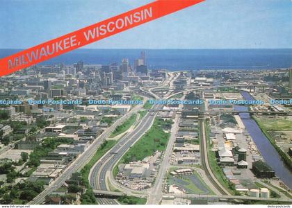D225024 Milwaukee Wisconsin Milwaukee Downtown is set Against Lake Michigan in t
