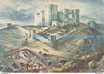 D226129 Carmarthenshire Carreg Cennen Castle Hindson Print Group Ltd Crown