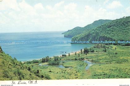 D229311 St Lucia West Indies Shipwreck Shop Plastichrome