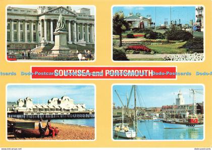 D233029 Southsea and Portsmouth The Guildhall Portsmouth South Parade Pier E T W