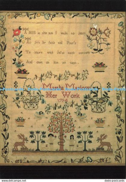 D240988 Newport John Frost Square Newport Museum and Art Gallery Needlework Samp