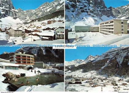 D243879 Leukerbad Loeche les Bains Valais Suisse Klopfenstein Multi View 1972