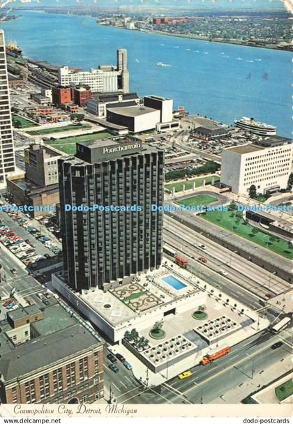 D245753 Michigan Cosmopolitan City Detroit Hiawatha Card of Detroit Dexter Press