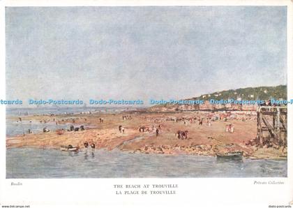 D263108 The Beach at Trouville Private Collection Boudin Hale Cushman and Flint