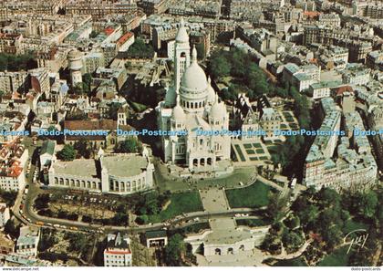 D263431 En Survolant Paris La Butte Montmartre Guy Leconte