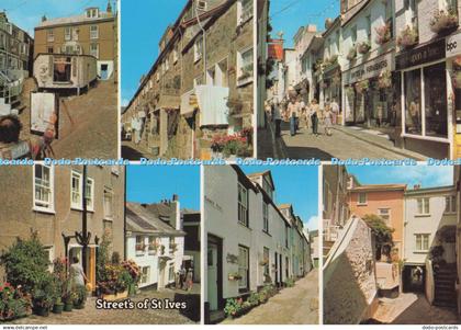D279495 Streets of St Ives Mount Zion St Ives Cornwall Murray King Postcard Coll