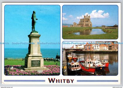 D309878 Whitby Captain Cook Monument Whitby Abbey E T W Dennis and Sons Ltd Mult