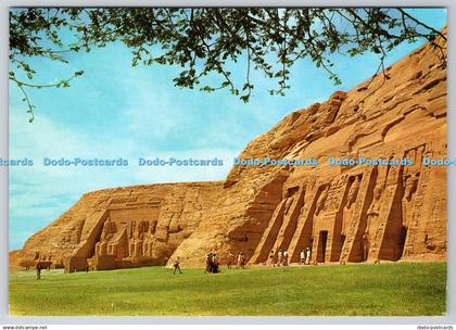 D316070 General view Temple Abu. Simbel. Egypt. Postcard