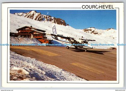 D316360 Courchevel. Savoie France. Altiport. Diffu Cartes. 1991