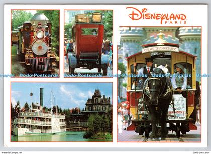 D331532 Paris. Disneyland. Les Transports. Disney. Multi View