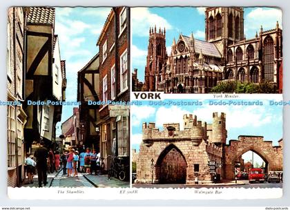 D335474 York. York Minster. Valentine. Multi View