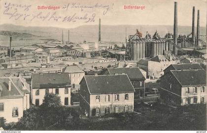 Differdange in Differdingen Luxembourg Postkarte AK 1916