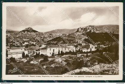 Grecia Greece Athens Real Photo postcard cartolina MT0051