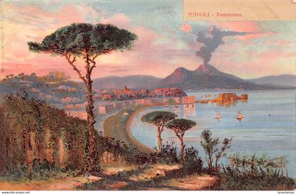 Italy Napoli Naples Vesuvius Volcano Vesuvio Panorama postcard