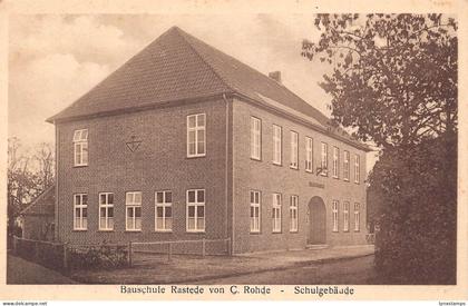 L115 Germany Bauschule Rastede von C Rohde i Oldenburg School postcard
