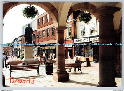 L342269 Tamworth Staffordshire Market Street From Town Hall Judges C13736