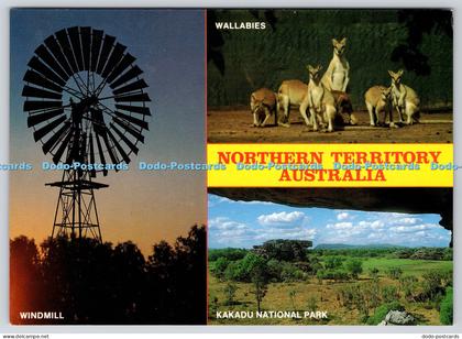 L346371 Australia Northern Territory Wallabies Windmill Kakadu National Park Nor
