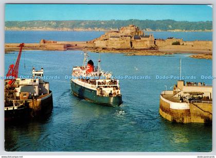 L350518 The Sarnia Leaving St. Helier. J. Arthur Dixon